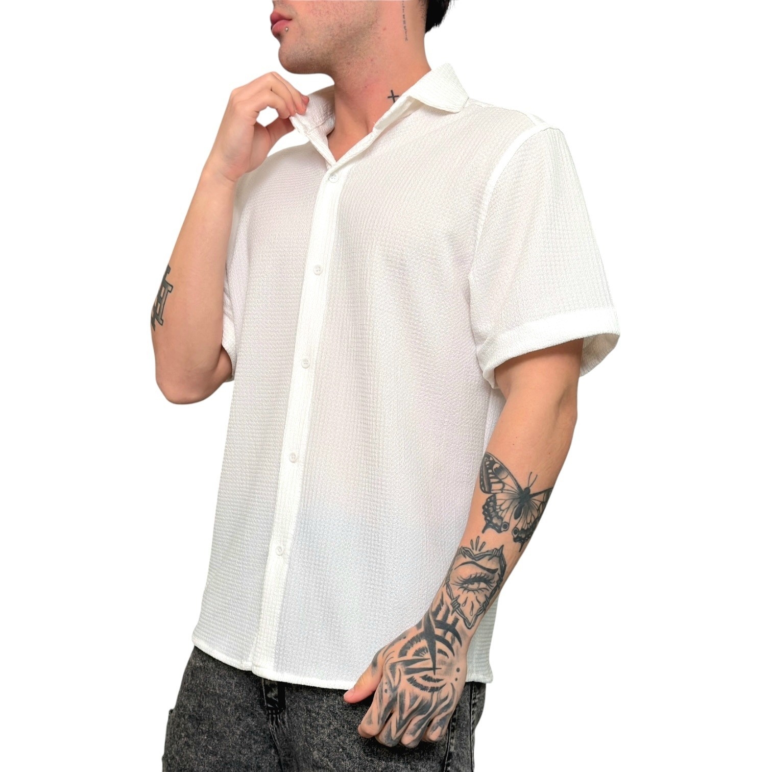 Camisa de Hawaii Over Blanco - Imagen 2