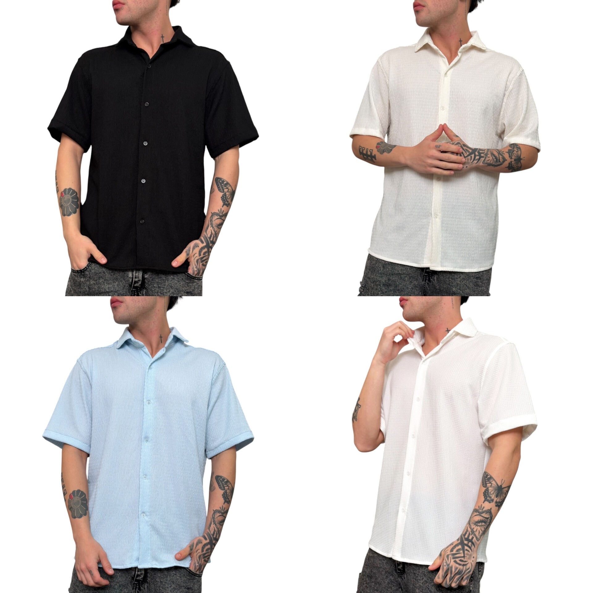 Camisa de Hawaii Over Blanco - Imagen 5