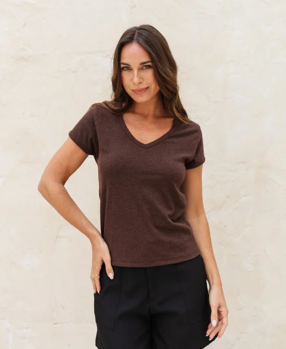 Remera de Morley Cuello V