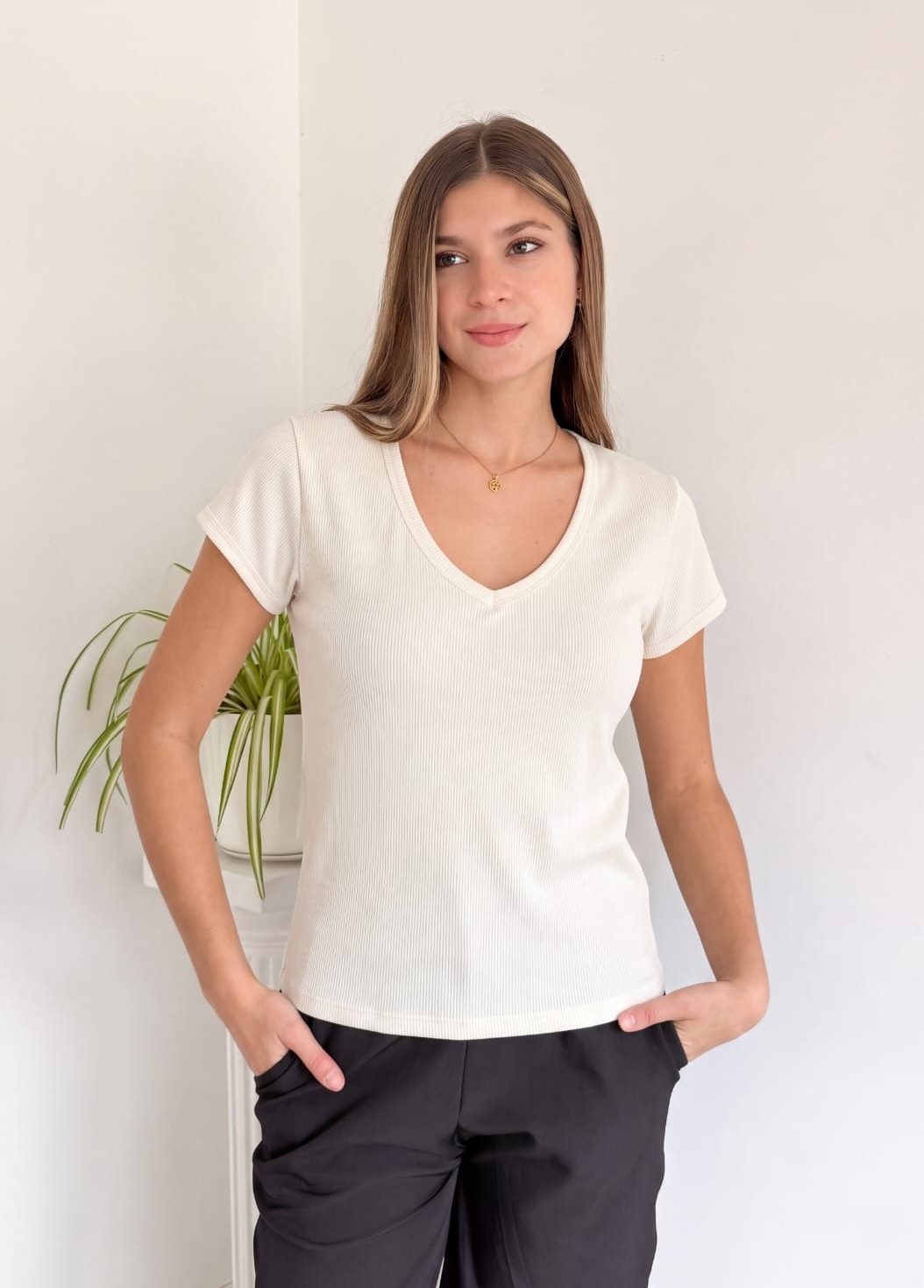 Remera de Morley Cuello V - Imagen 2
