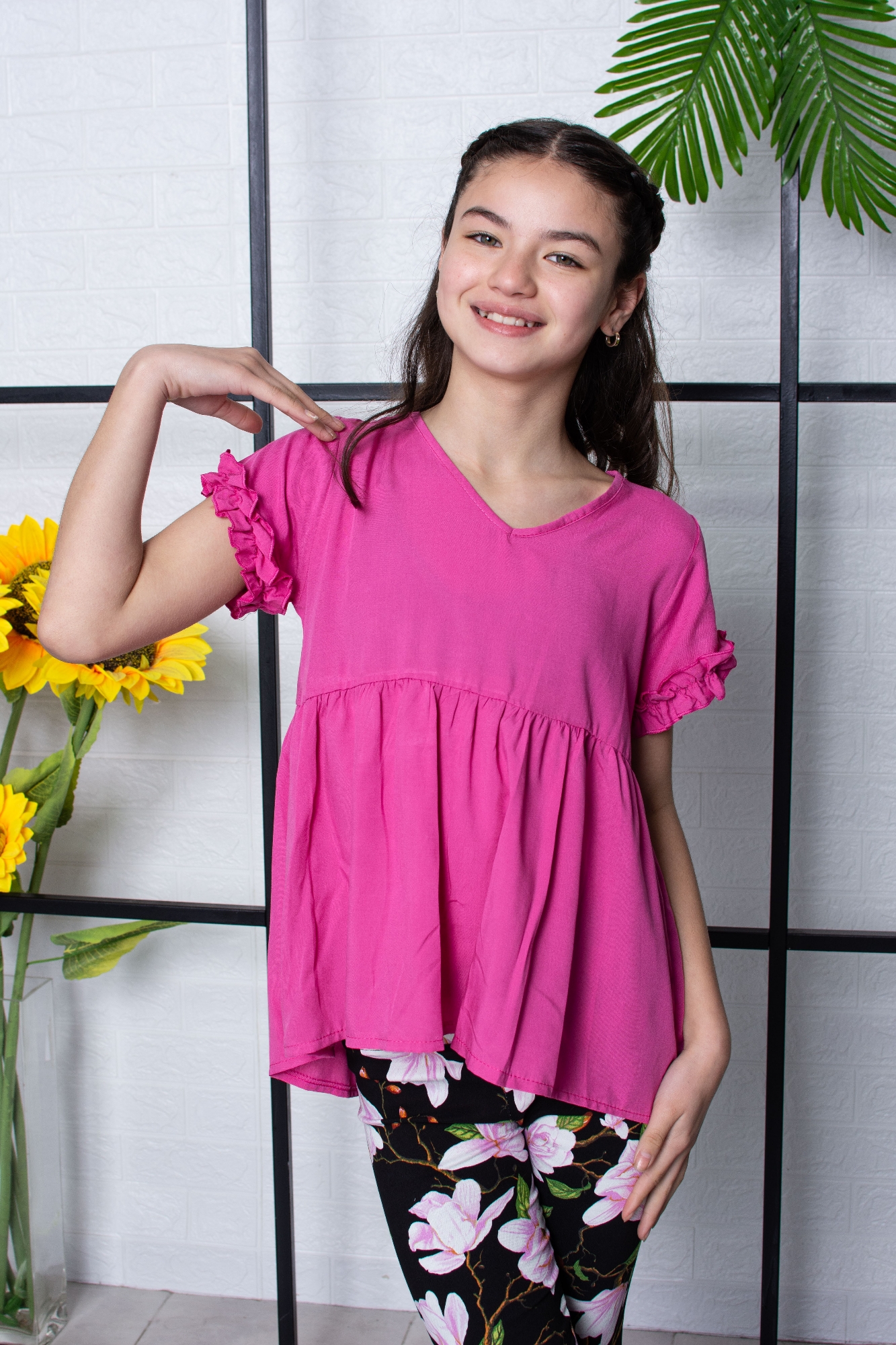 Camisola Filomena C/fruncido en Contorno Manga - Imagen 3