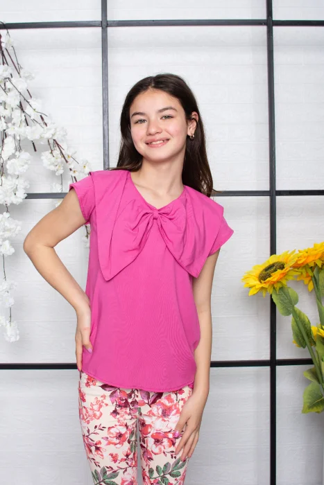 Camisola Magali C/bonda Tipo Moño Todo Adelante