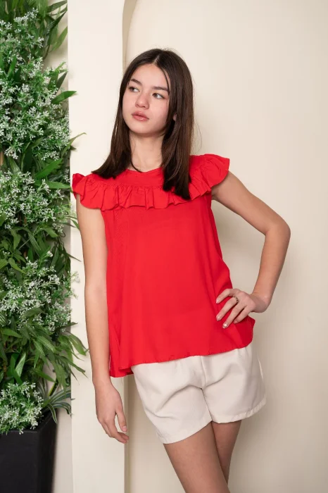 Camisola Lucia Delicada Blonda Adelante