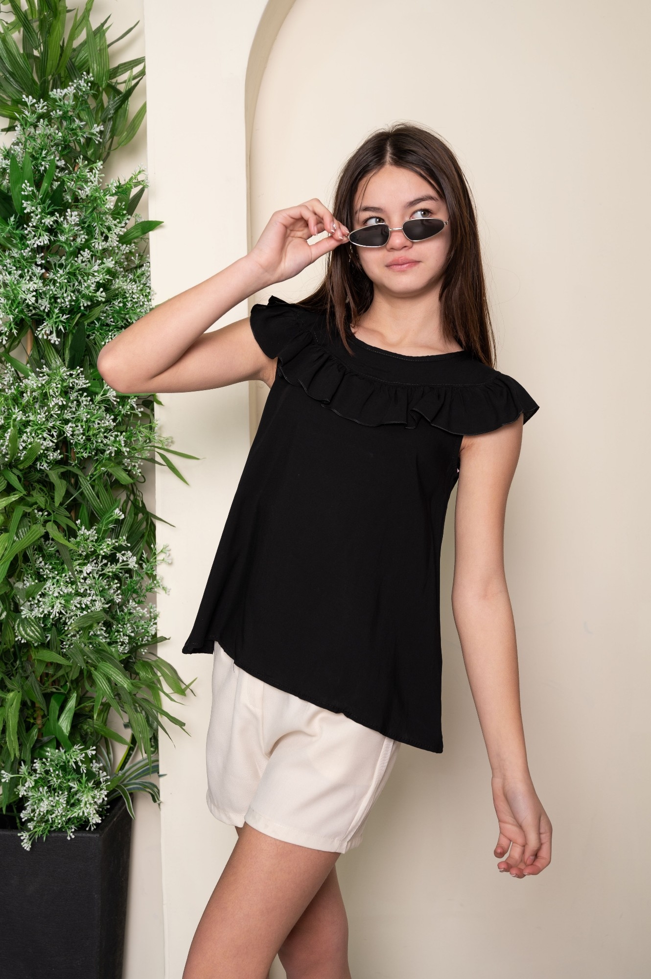 Camisola Lucia Delicada Blonda Adelante - Imagen 5