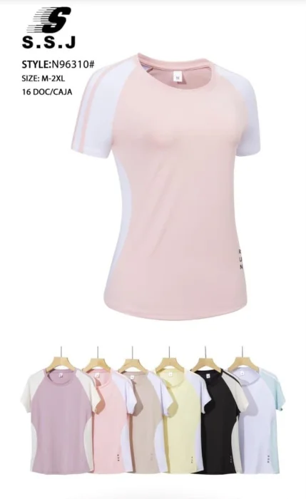 Remeras Portivas Importadas Combinadas