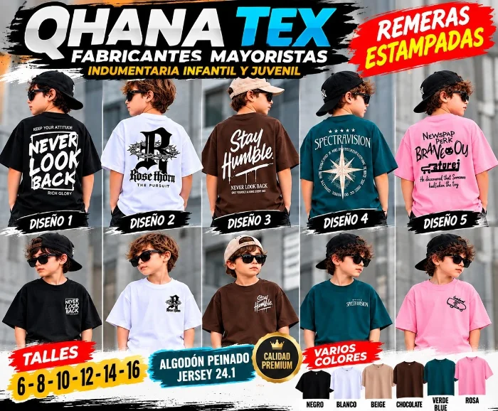 Remeras Oversize Algodón Peinado