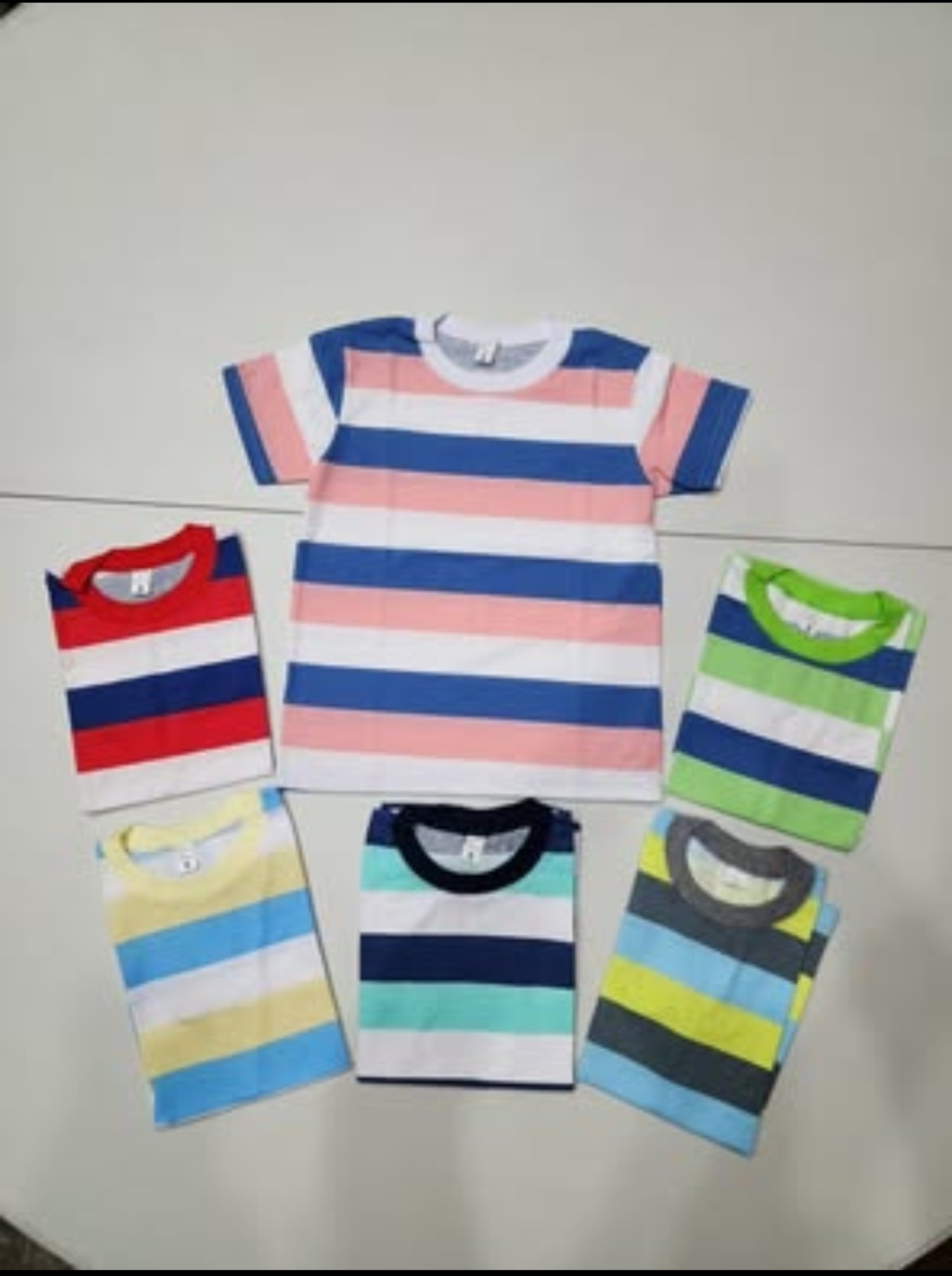 Remera Rayado Alg/peinado de Nene - Imagen 1