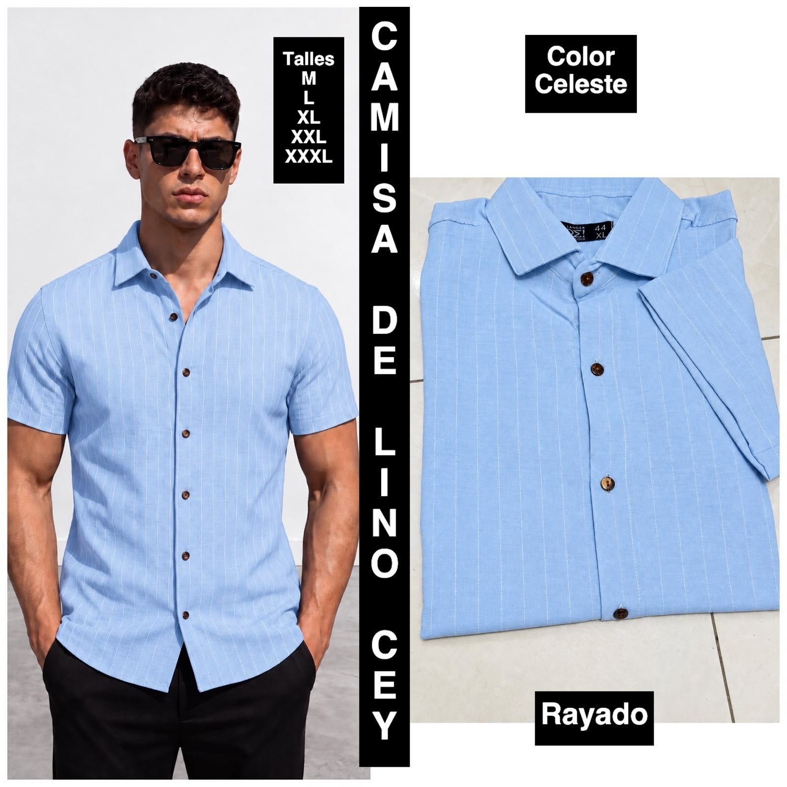 Camisa de Lino Cey - Imagen 3