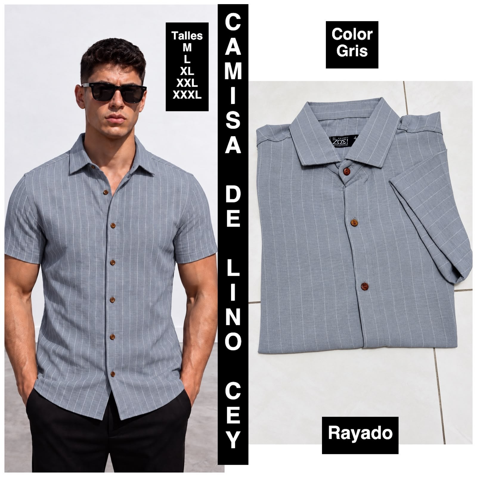 Camisa de Lino Cey - Imagen 6