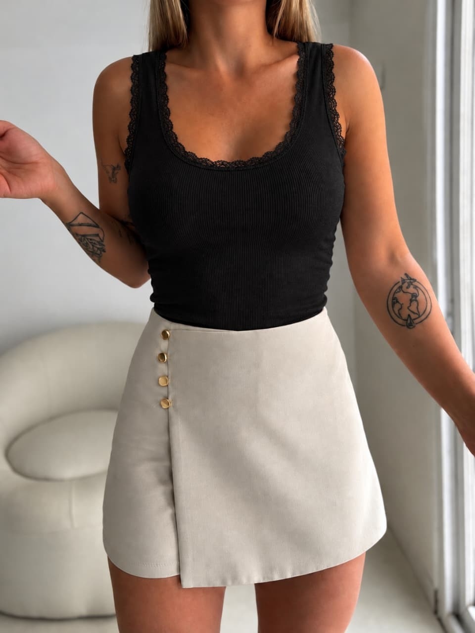 Musculosa con Puntilla u - Imagen 2