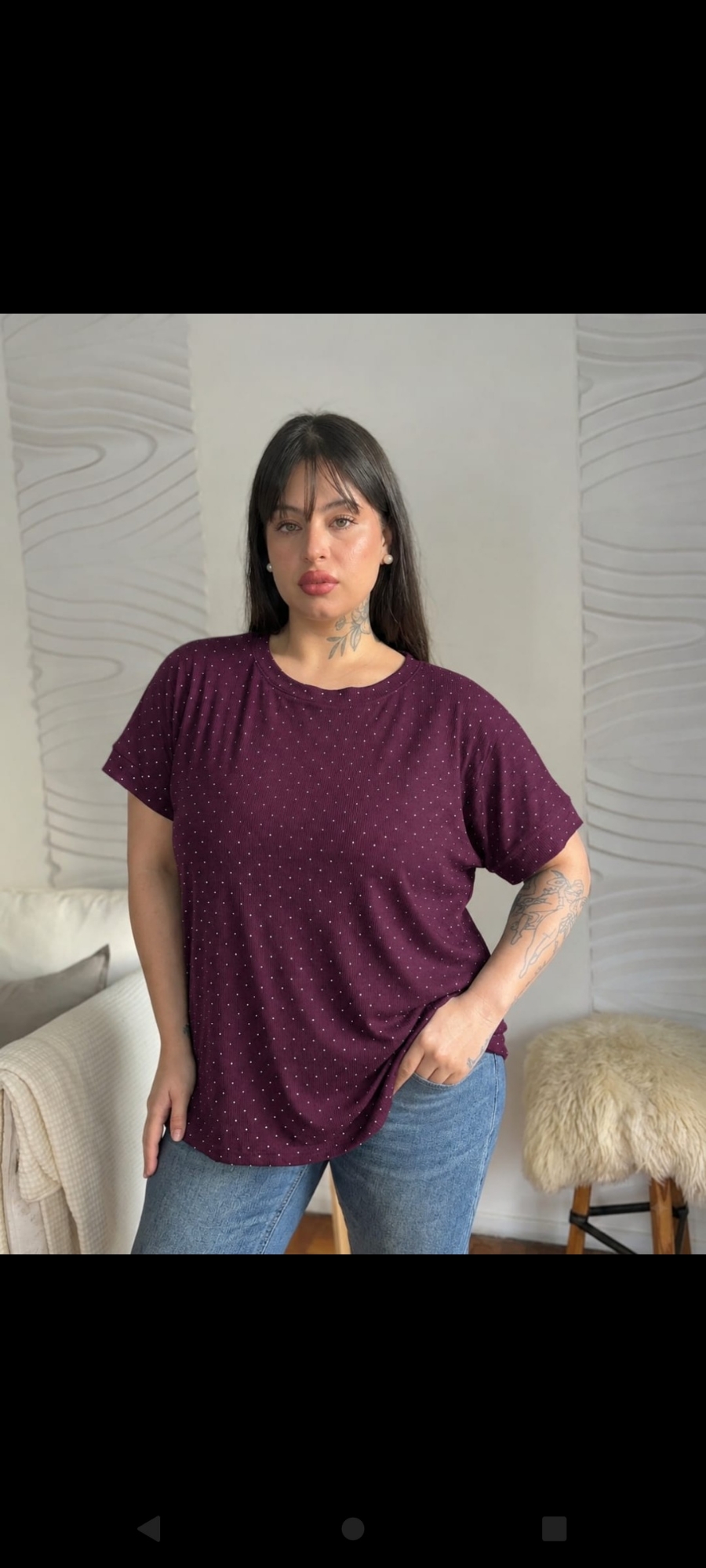 Blusa Strass Curvy - Imagen 2