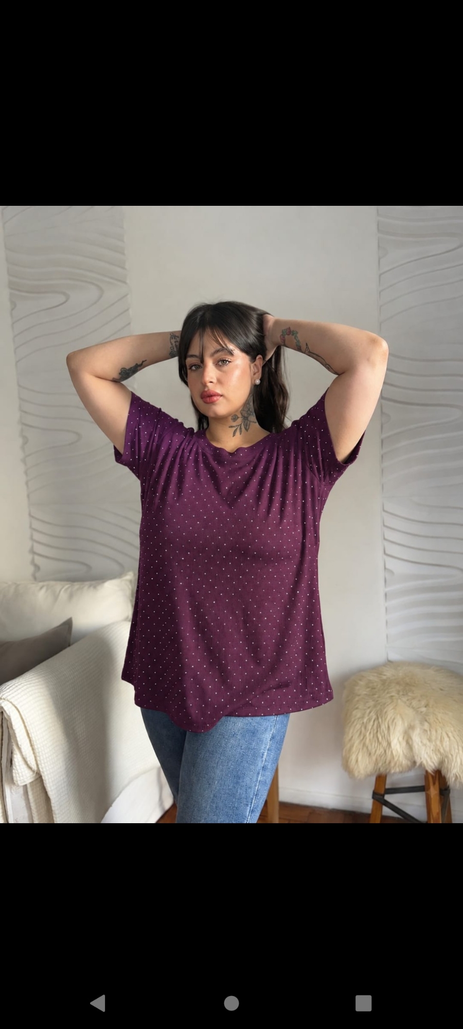 Blusa Strass Curvy - Imagen 3