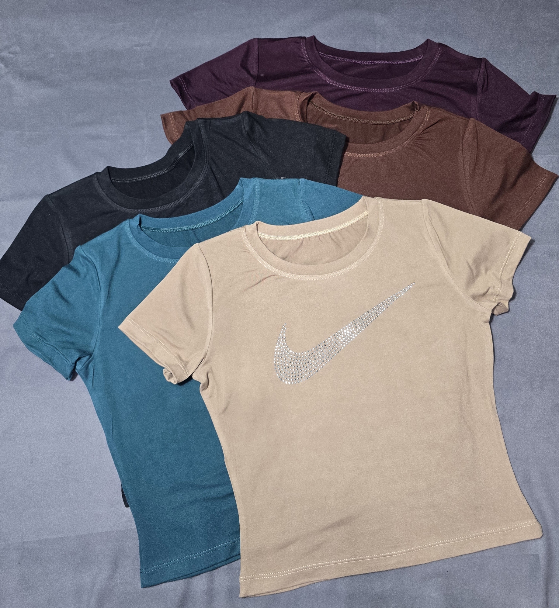 Remera M/c Baby Tee Strass - Imagen 3