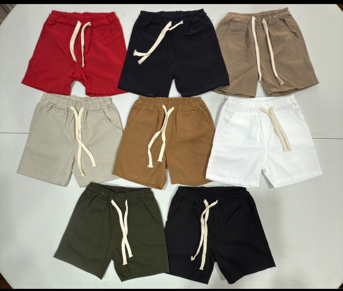 Short de Gabardina Liso de Nene - Imagen 1