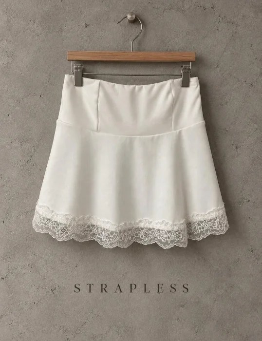 Strapless con Encaje