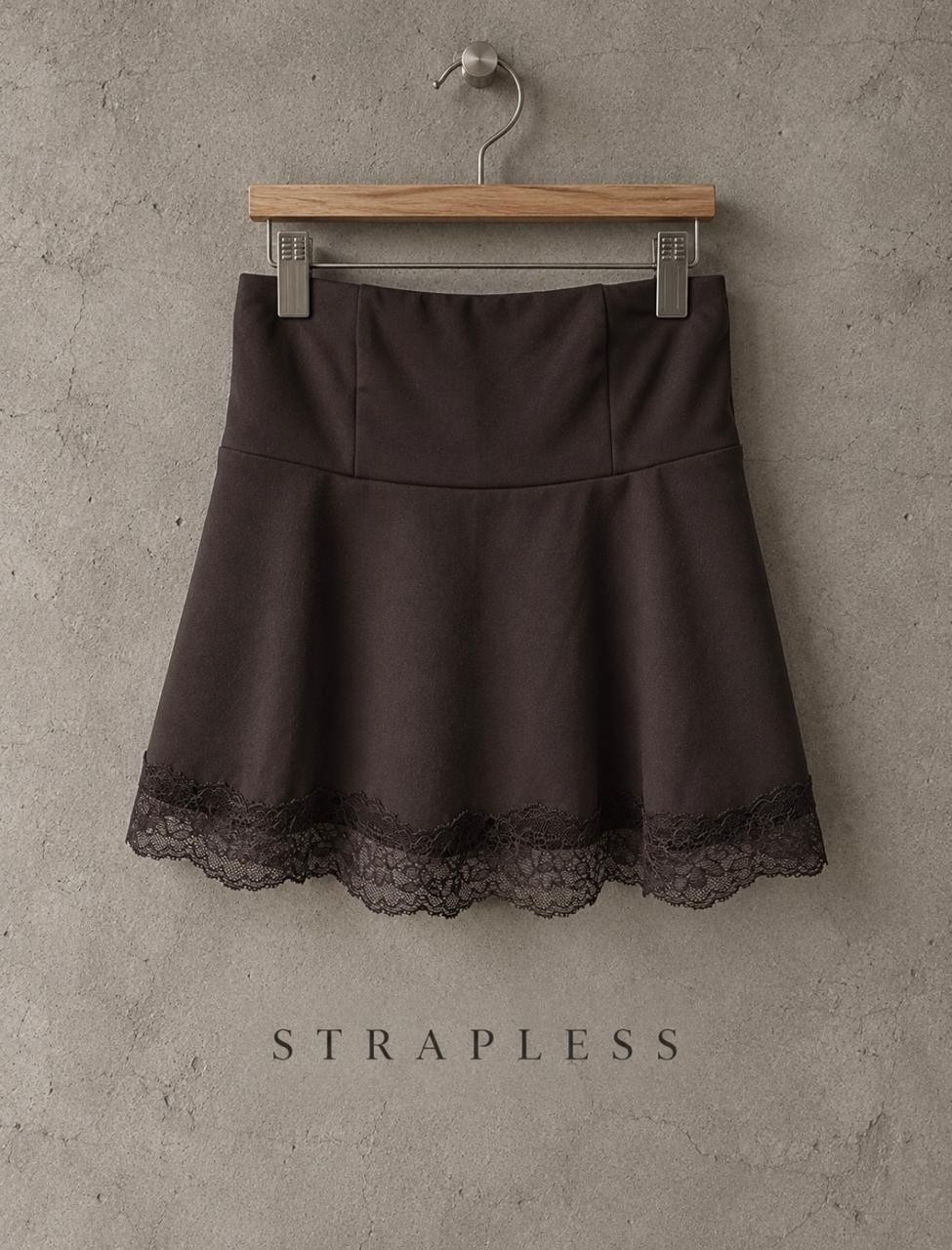 Strapless con Encaje - Imagen 2