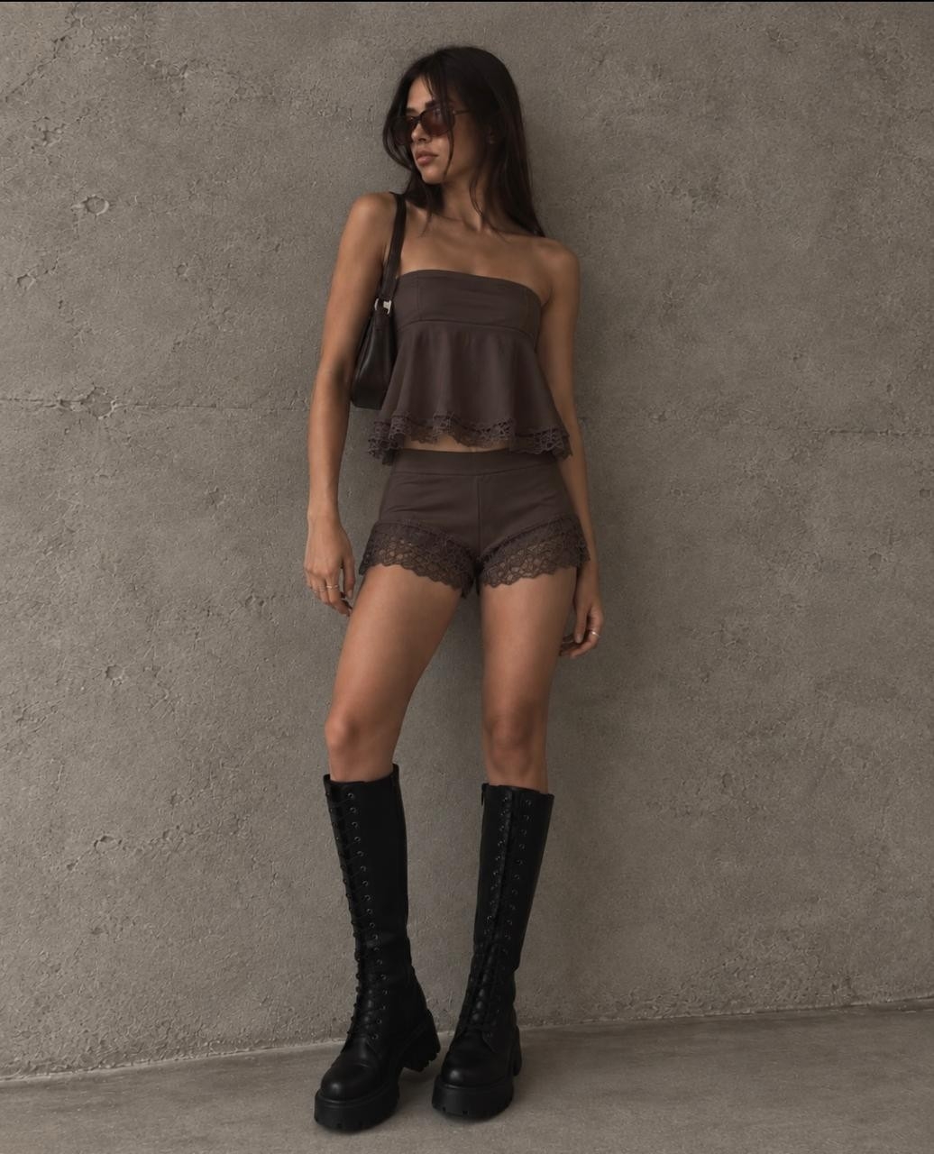 Strapless con Encaje - Imagen 4