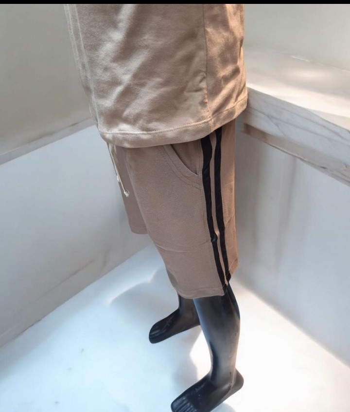 Bermudas de Algodón de Líneas - Imagen 2