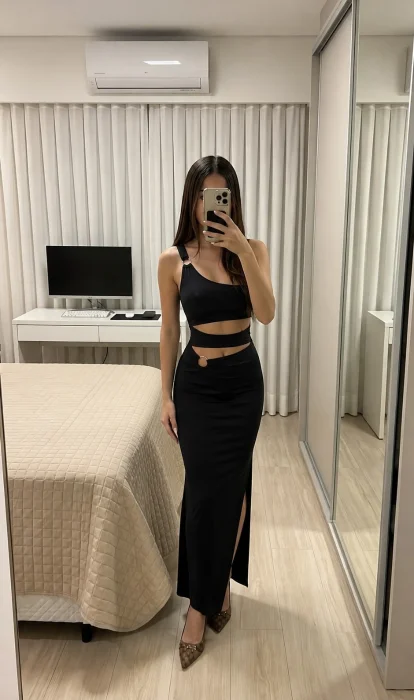 Vestidos Largos/vestido Tajo/vestidos de Dama/vestidos para Salir/vestido Elegantes/