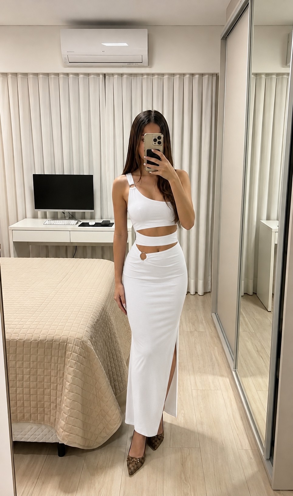 Vestidos Largos/vestido Tajo/vestidos de Dama/vestidos para Salir/vestido Elegantes/ - Imagen 1