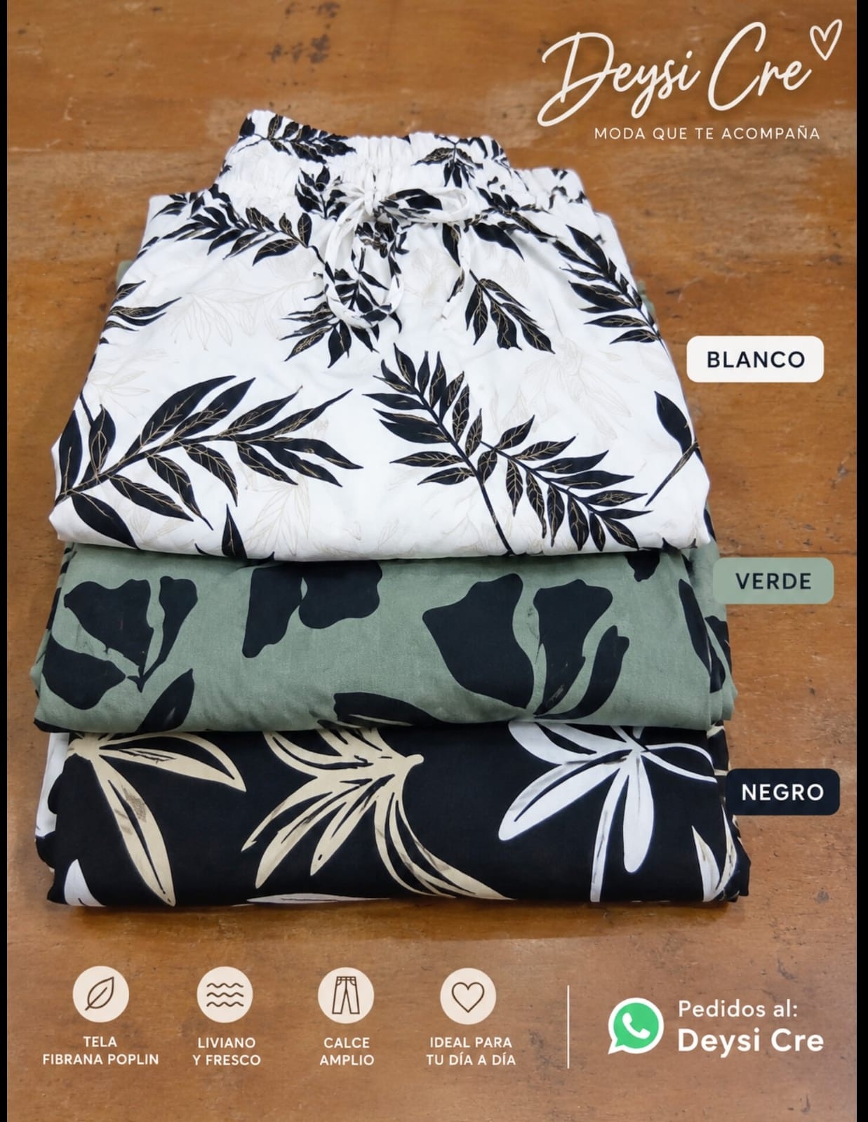 Palazo Fibrana Poplin - Imagen 3