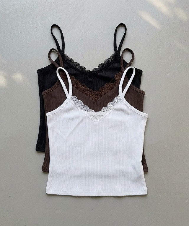Top Puntilla Tiras Musculosa - Imagen 3