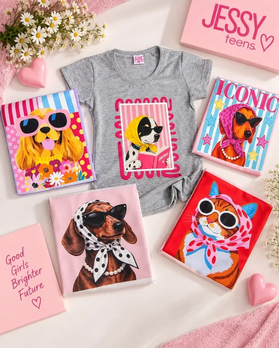 Remera Cachorros Fashionistas