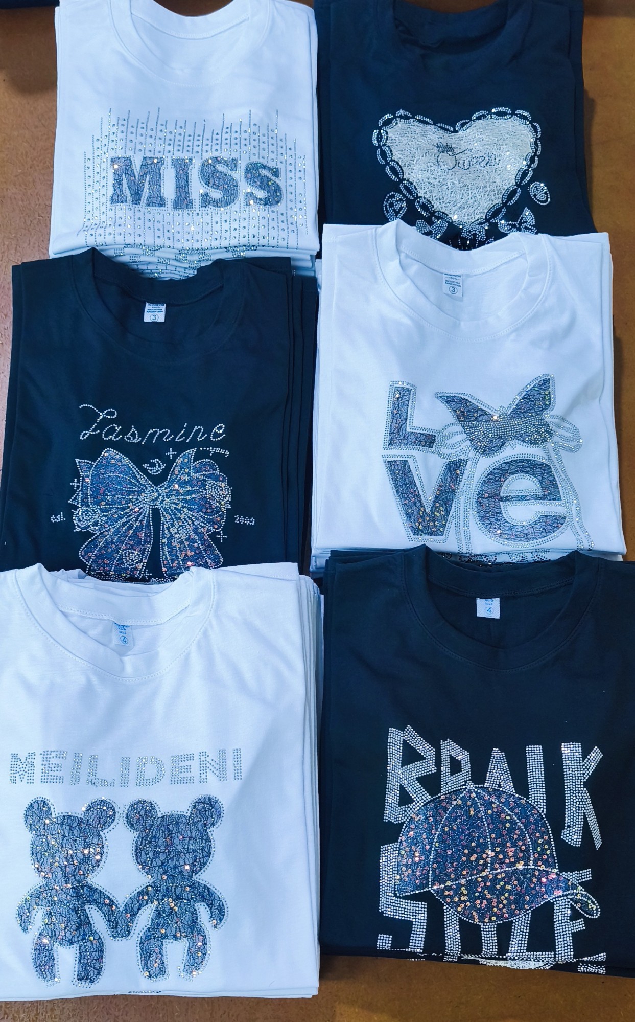 " Remera de Dama C/ Stras  " - Imagen 2