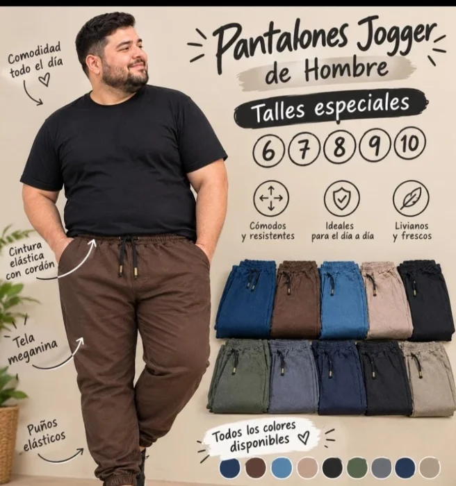 Jogger Bengalina Talle Especial