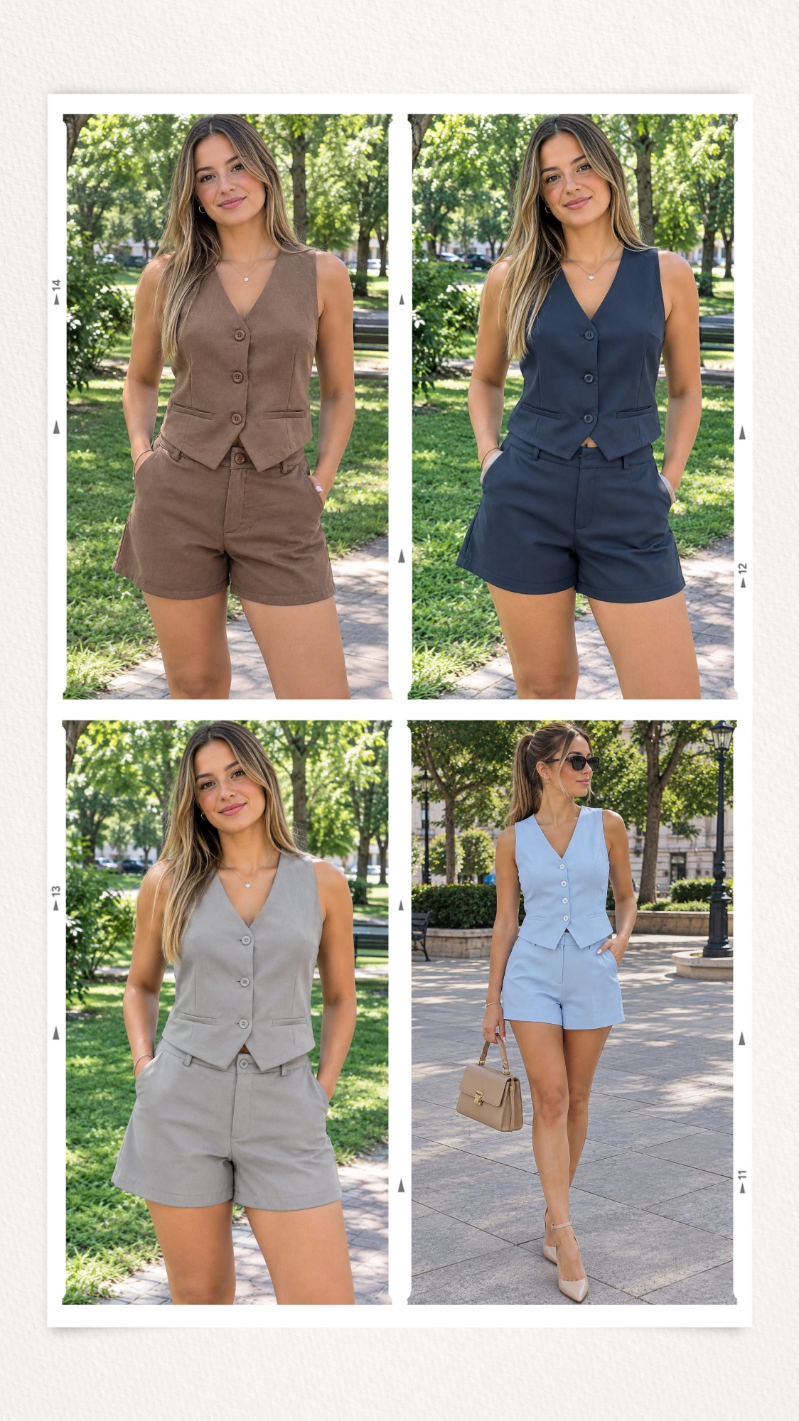 Conjunto Sastrero Shorts y Chaleco - Imagen 5