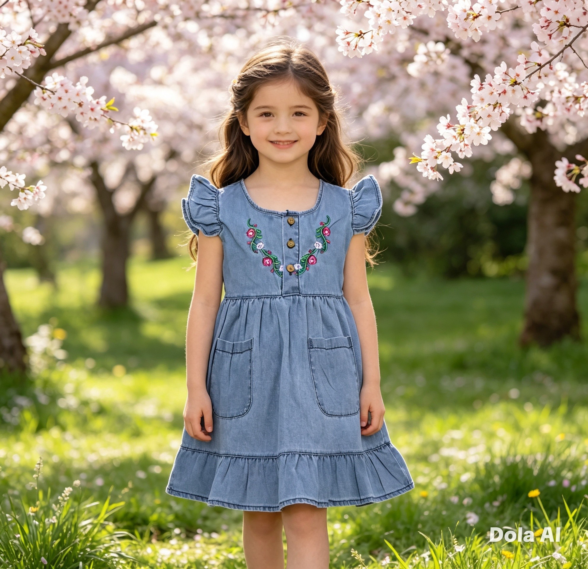 Vestidos de Niña Jeans - Imagen 2