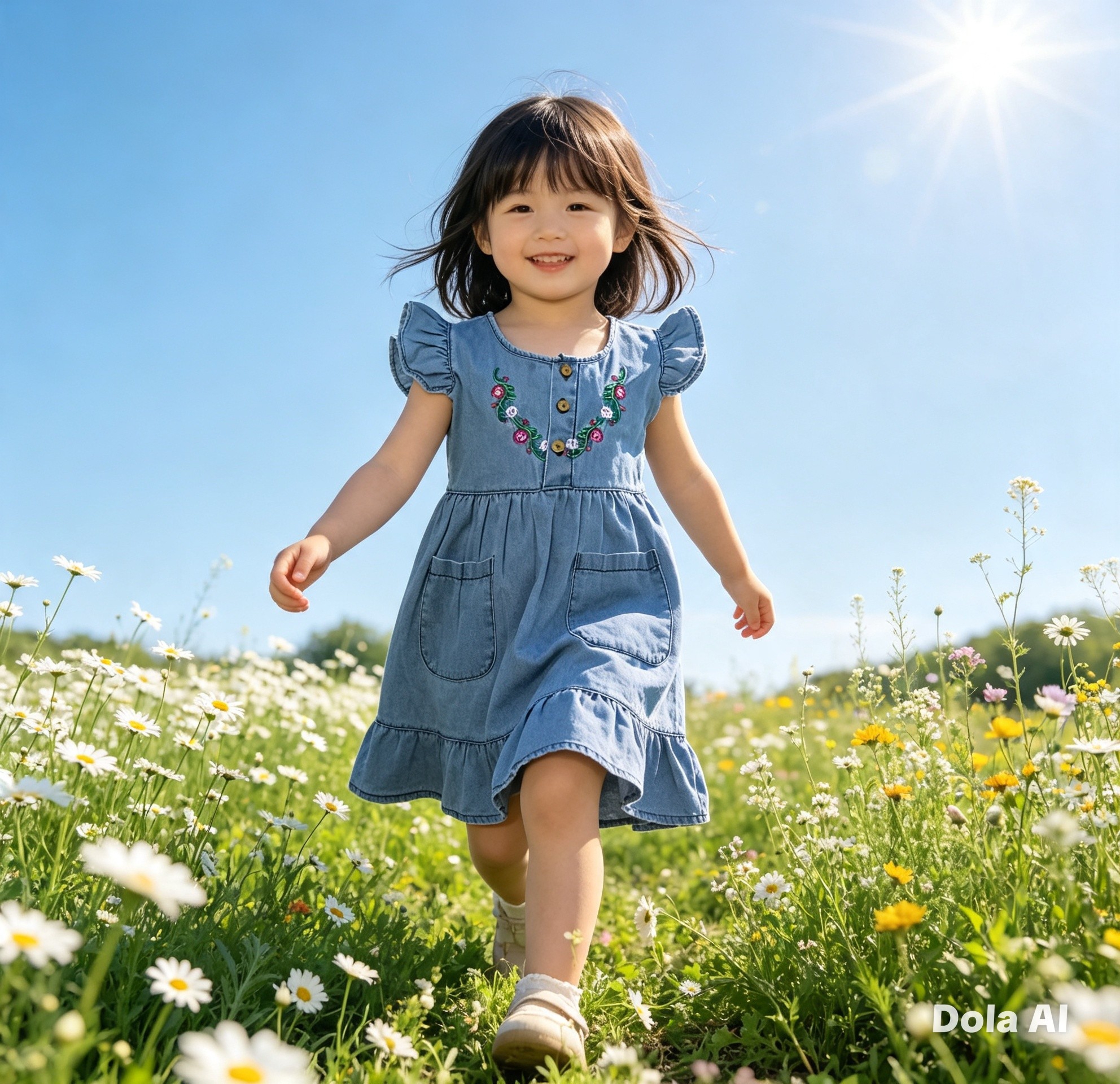 Vestidos de Niña Jeans - Imagen 3