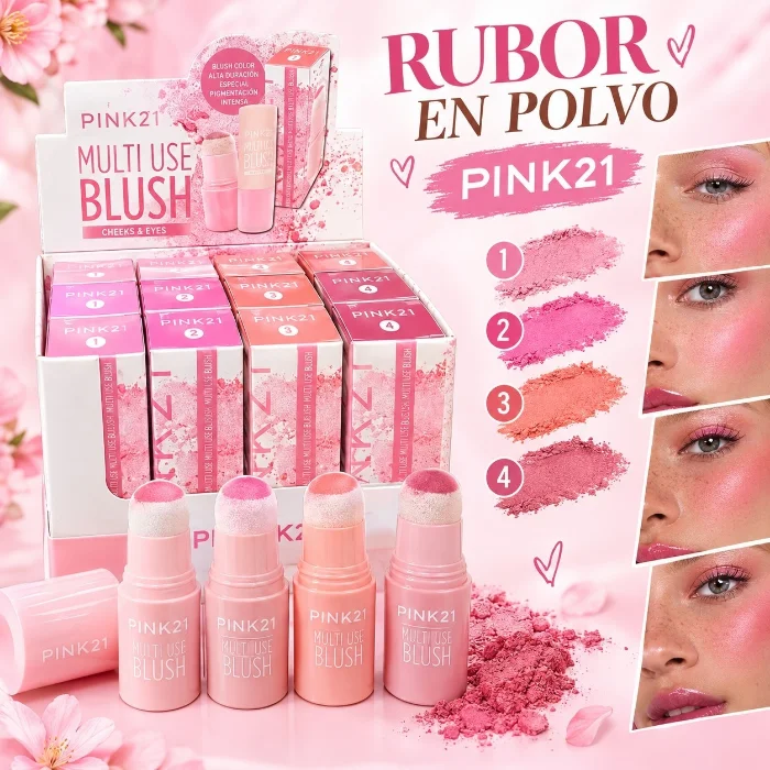 Rubor en Polvo Pink 21