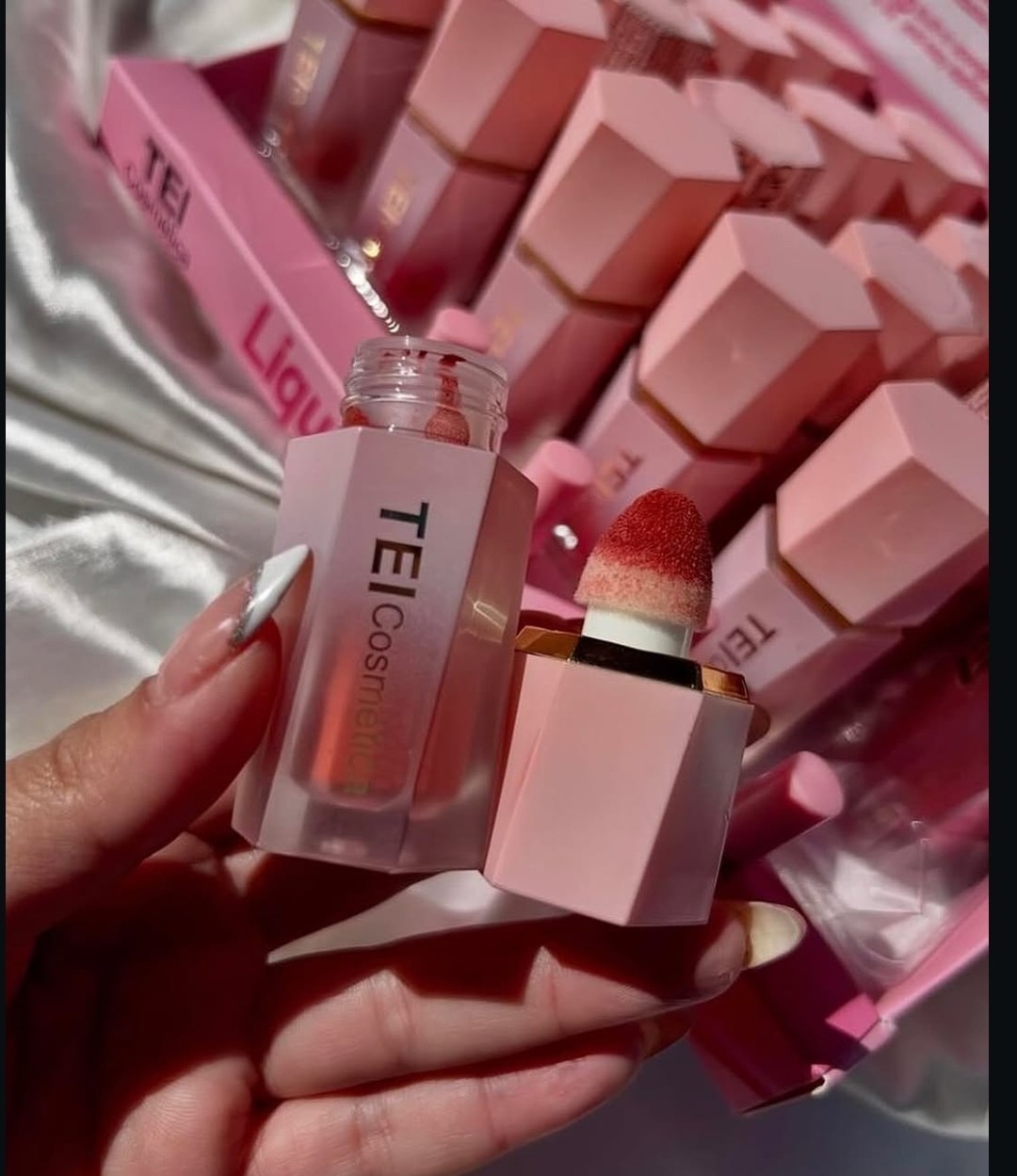 Rubor Liquido con Esponja Tei - Imagen 3