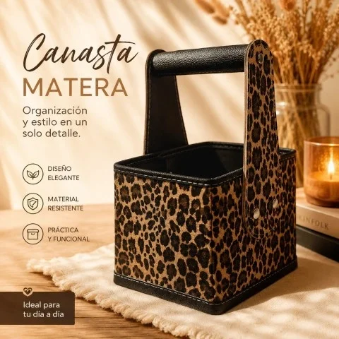 Canasta Print Manija Rígida Especial Dia de la Madre