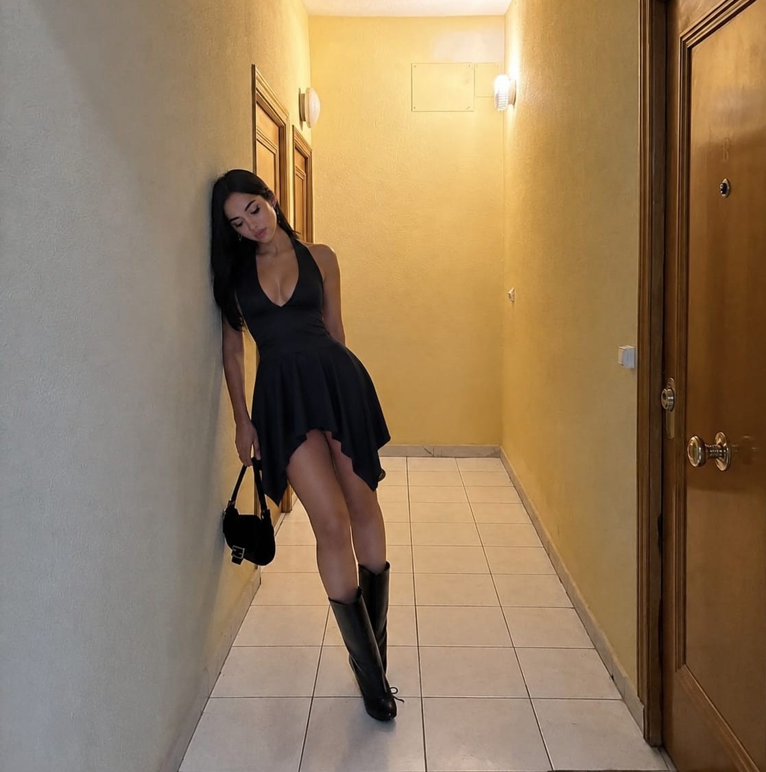 Vestidos Cortos/vestidos para Salir/vestido Marilyn/vestido con Volado/vestido Escote - Imagen 1