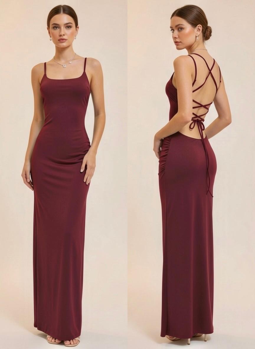Vestido de Fiesta Lycra Espalda Regulable - Imagen 2
