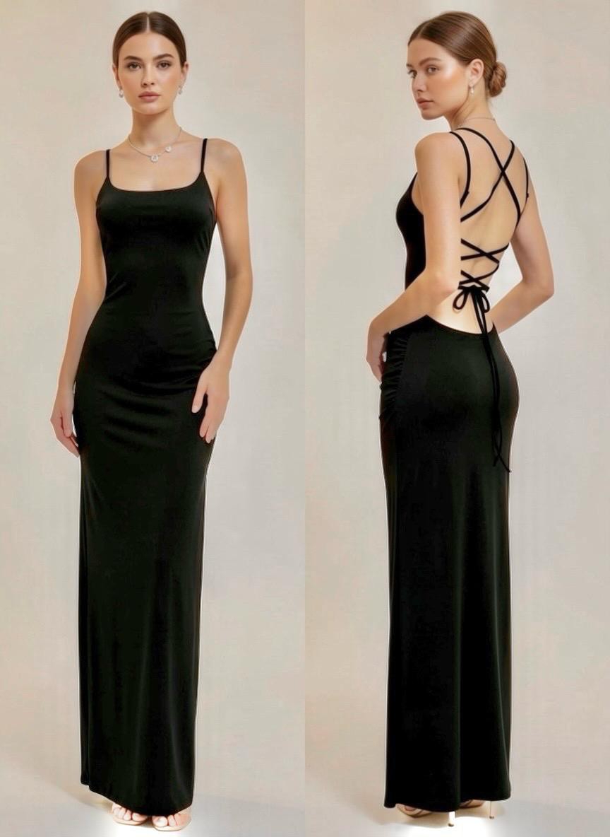 Vestido de Fiesta Lycra Espalda Regulable - Imagen 3