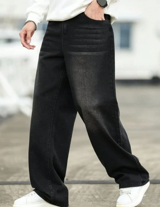 Pantalón Jeans Baggy C/bigote
