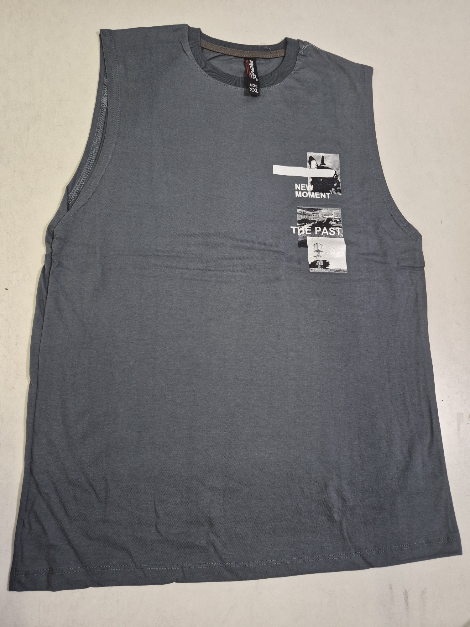 Musculosa Manga Cero Algodón Peinado - Imagen 3