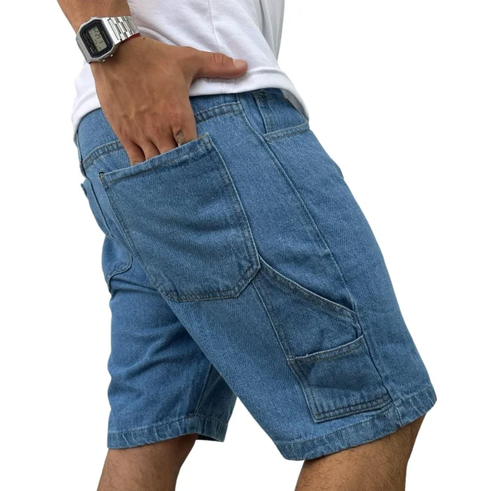 Bermudas Jeans Mom Carpintero