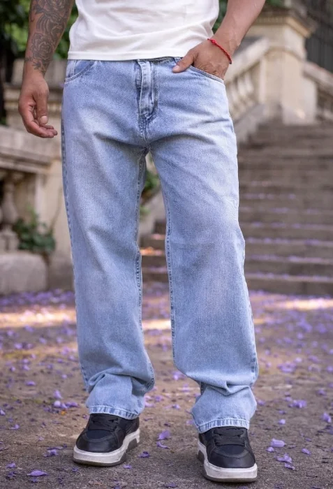 Pantalón Jeans Corte Clasico Elastizado