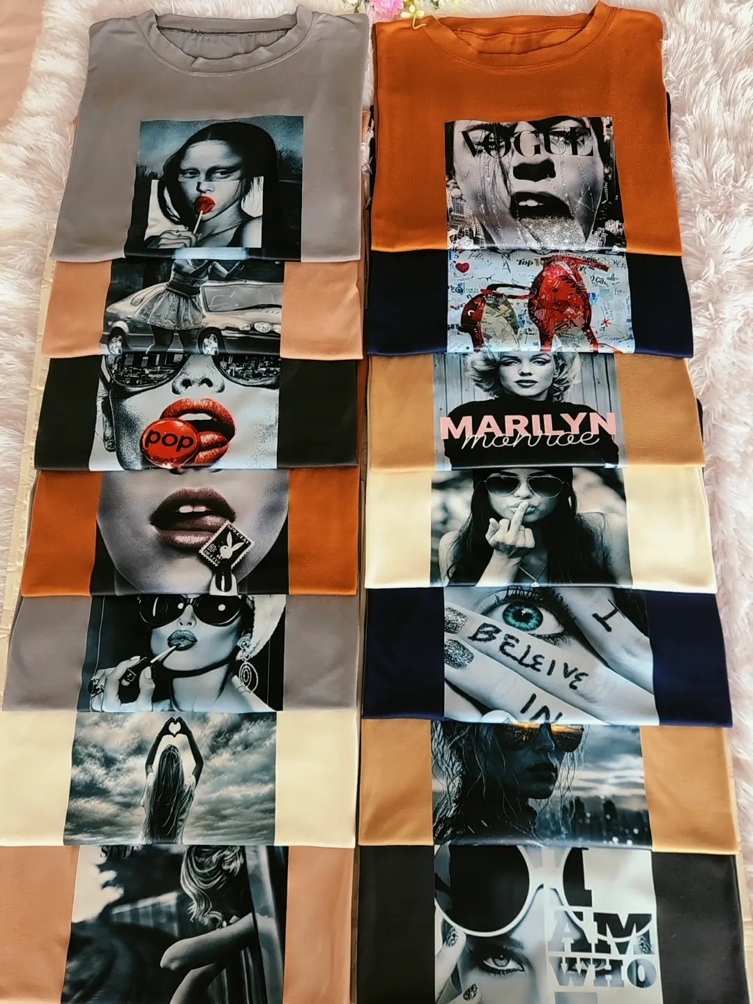 Remera de Dama Talle Único Abarca un Talle 6 en Modal Soft Oversize - Imagen 3