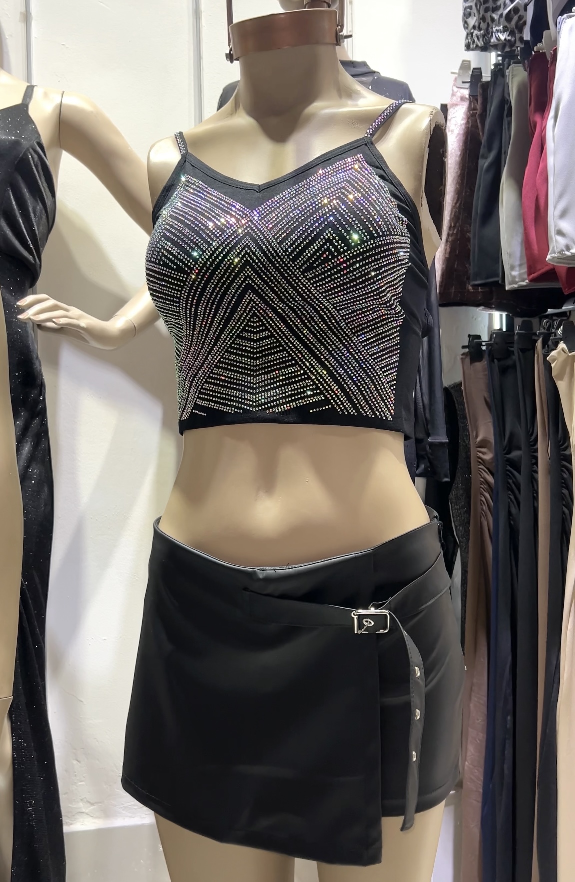Tops Strass Tornasolado con  Push Up Importado - IMG_2625.jpeg
