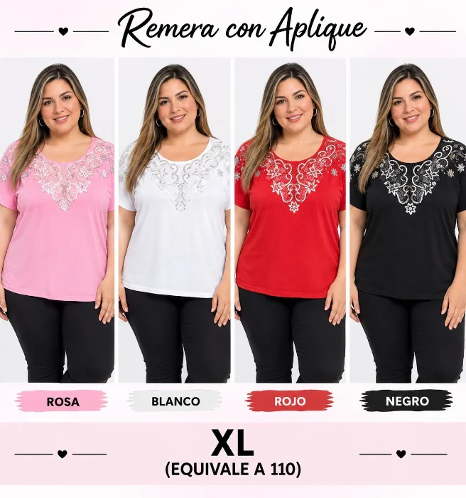 Remera Viscosa y Laycra Santelon