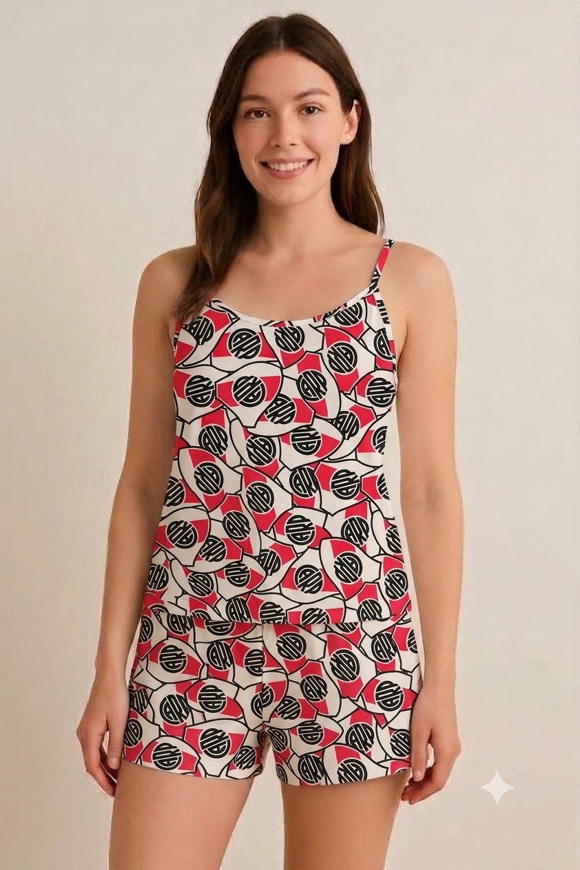 Conjunto Pijama Musculosa con Tiritas - Imagen 3