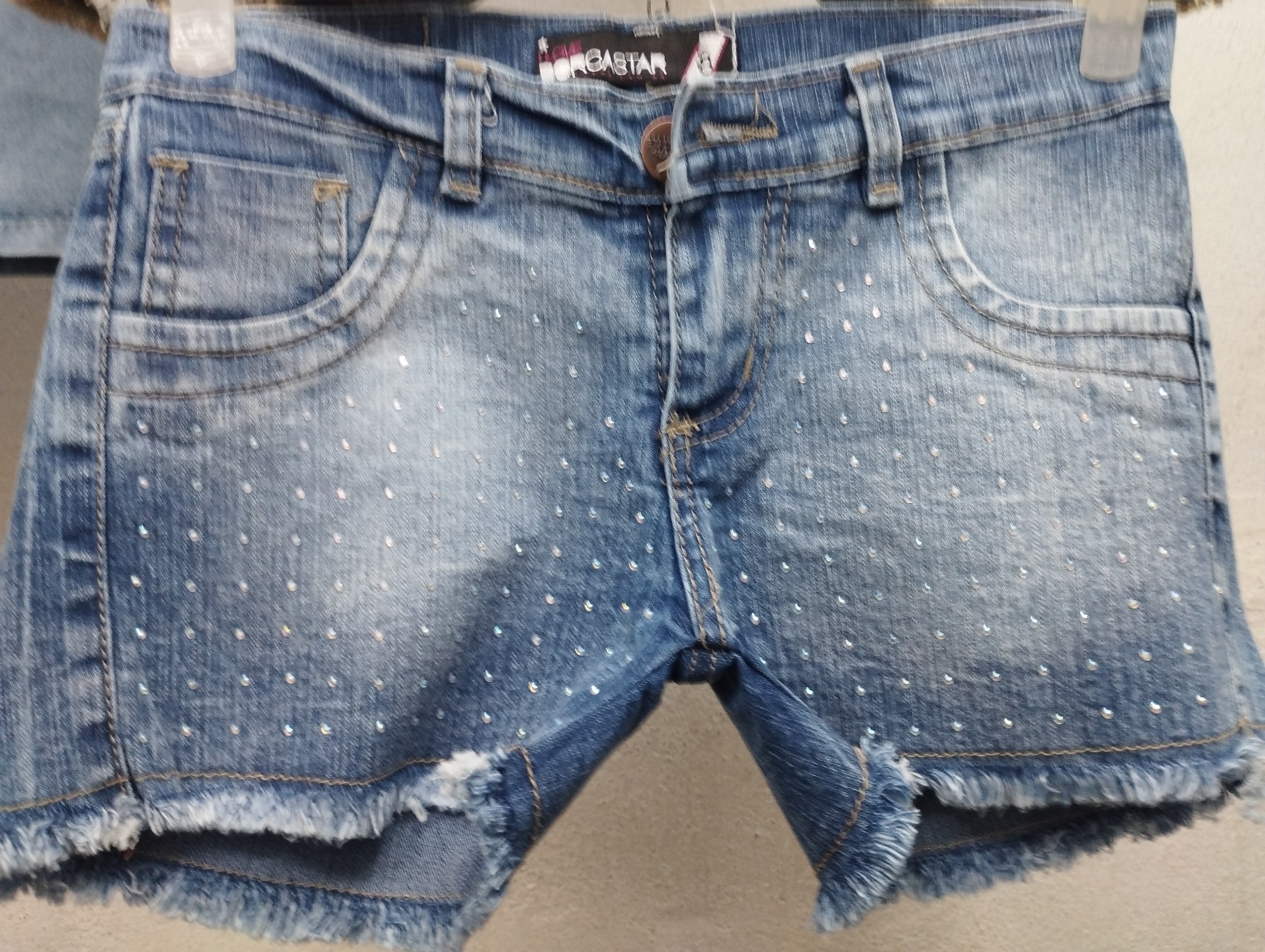 Short Deflecado con Brillos - Imagen 2