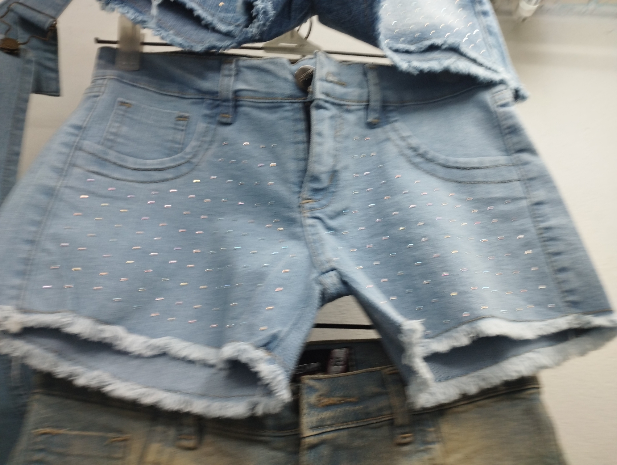 Short Deflecado con Brillos - Imagen 3