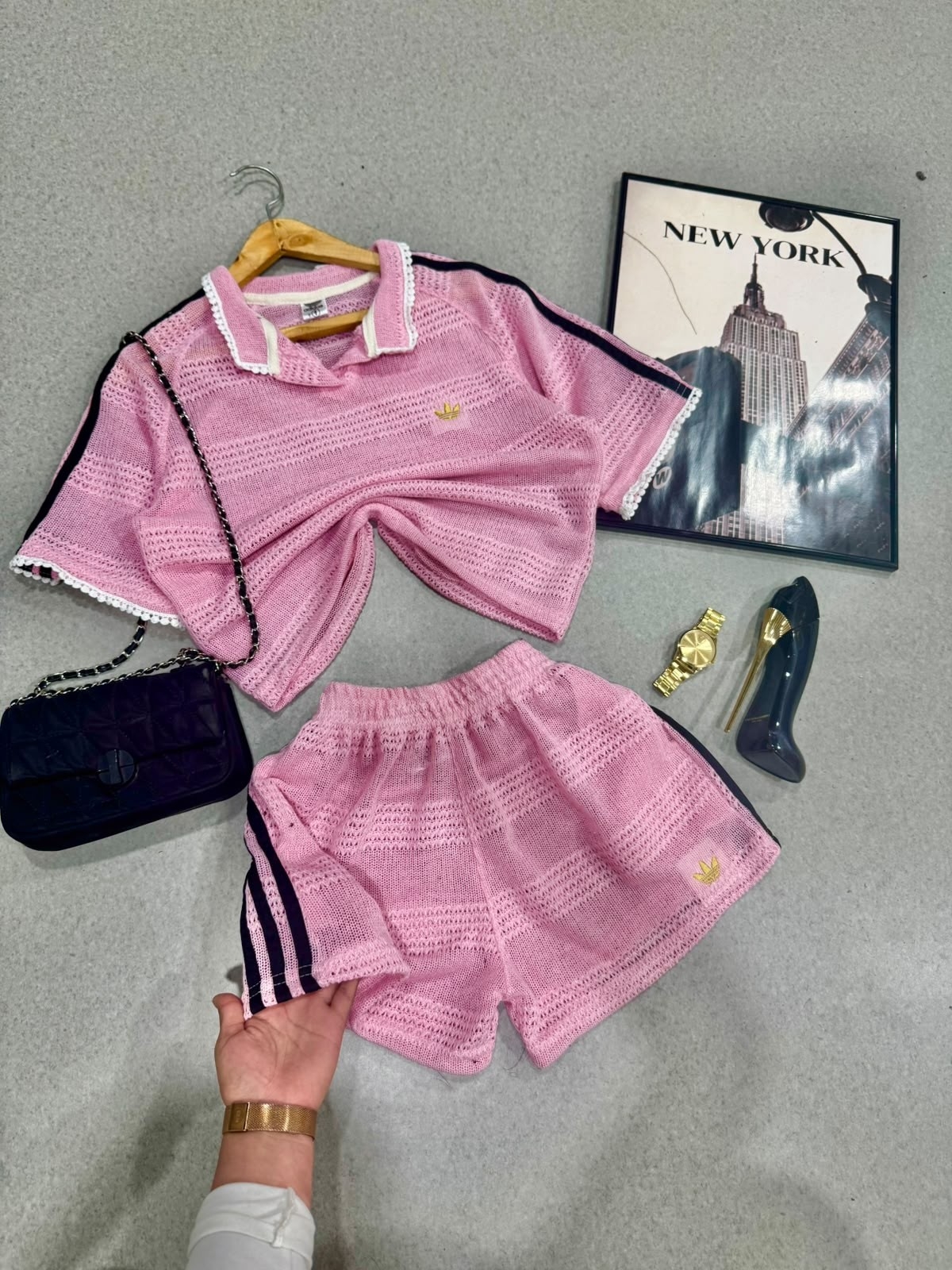 Conjunto Dama Hilo Bordado - Imagen 4