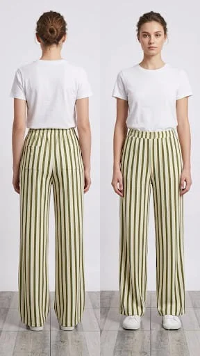 Pantalón Rayado con 4 Bolsillos 1089